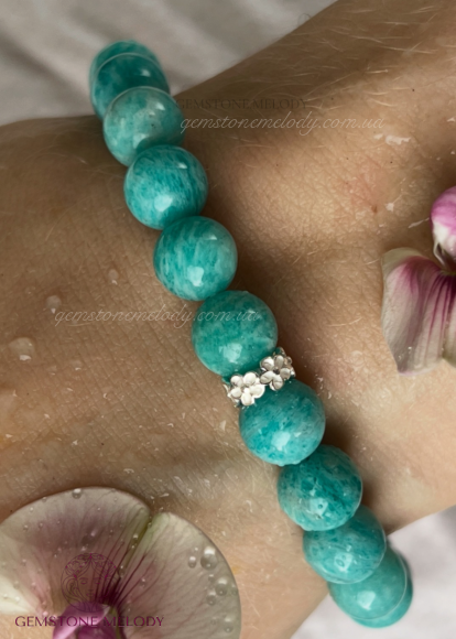 Браслет з амазонітом