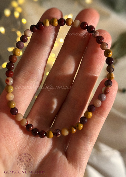 Браслет з ящмою мукаїт 