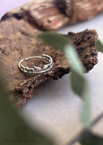 Кільце зі срібла, тваринний макросвіт