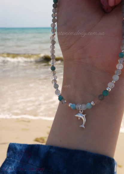 Колье из натуральных камней 