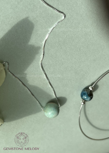 Підвіска с натуральним каменем, зі срібла