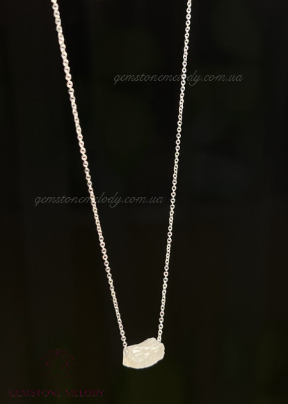 Ланцюжок зі срібла, з натуральним каменем