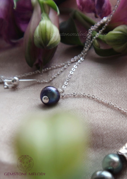 Подвеска с натуральным камнем c1013 на цепочке