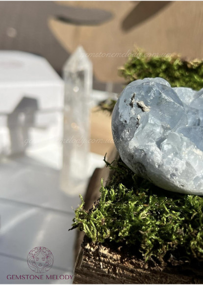 Целестин , друза мінералу