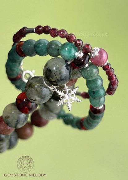 Набір різдвяних браслетів 