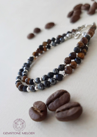 Браслет из тигрового глаза b1035