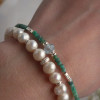 Браслет из изумруда 