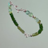 Браслет з хризолітом, хризопразом, хромдіопсиду 