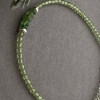 браслет з хризолітом, і з зеленим гранатом