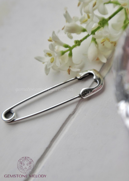 Булавка зі срібла 925 проби 