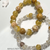 Браслет з жовтим лепідолітом на резинці
