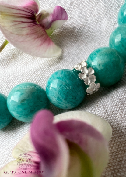 Браслет з амазонітом