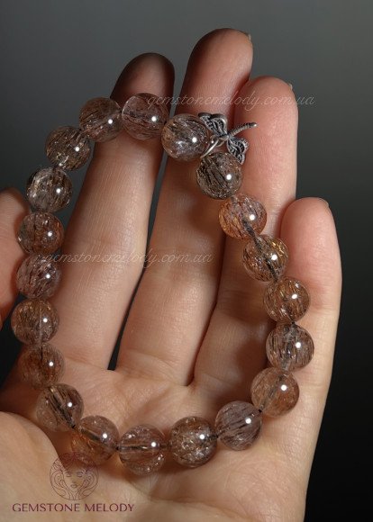 Браслет з рутилового кварцу