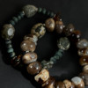 Набір браслетів з яшми та агатів