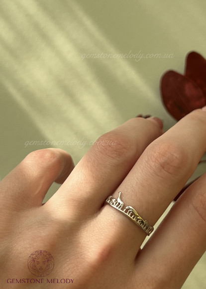 Кільце зі срібла, тваринний макросвіт