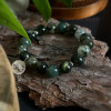 Браслет з міксу натуральних каменів зелених каменів 