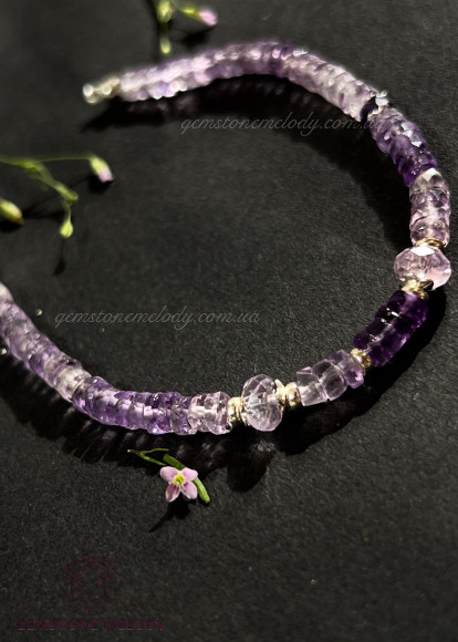 браслет з аметистом високої якості