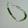 Браслет з хризолітом, хризопразом, хромдіопсиду 