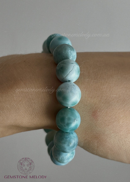 Браслет з ларимаром високої якості 11.5-12мм