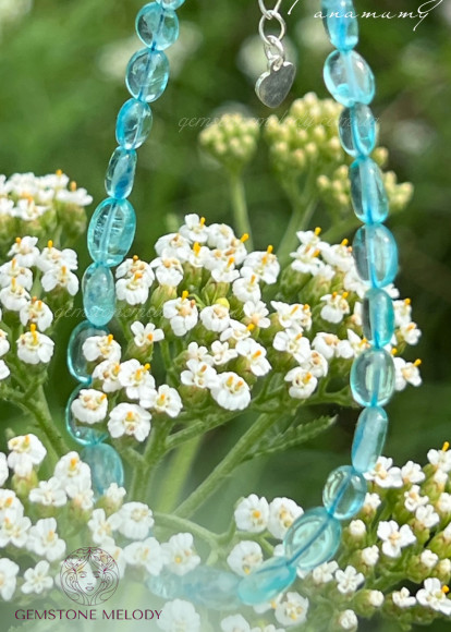 Браслет з апатитом 