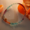 Різнокольоровий браслет з мінералів