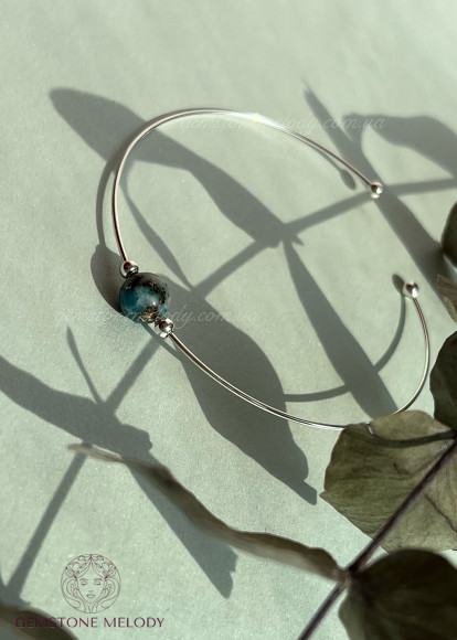 Мінімалістичний набір, сережки , браслет, підвіска зі срібла 925 проби