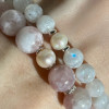 Два браслета ніжних кольорів натуральних каменів
