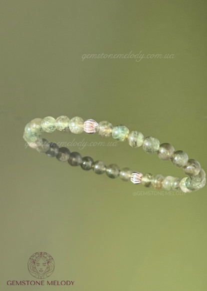 Браслет з зеленого гранату 