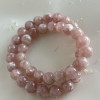 Браслет з рідкісним рожевим лепідолітом