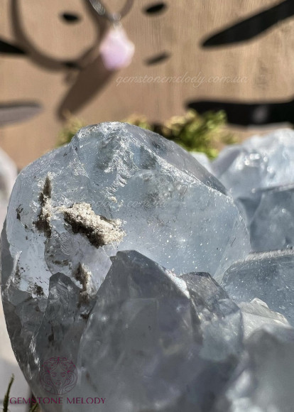 Целестин , друза мінералу