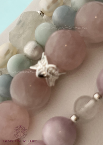 Браслет з кунцитом