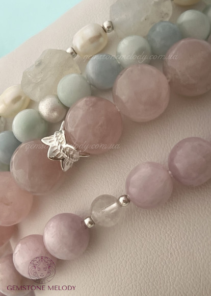 Браслет з кунцитом