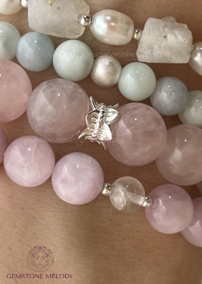 Браслет з кунцитом