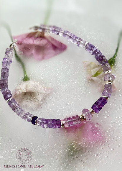 браслет з аметистом високої якості