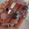 Набір браслетів , натуральне каміння і срібло 