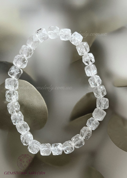Браслет з гірського кришталю, кварцу