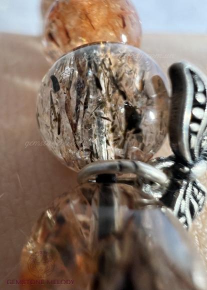 Браслет з рутилового кварцу