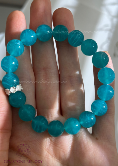 Браслет з амазонітом