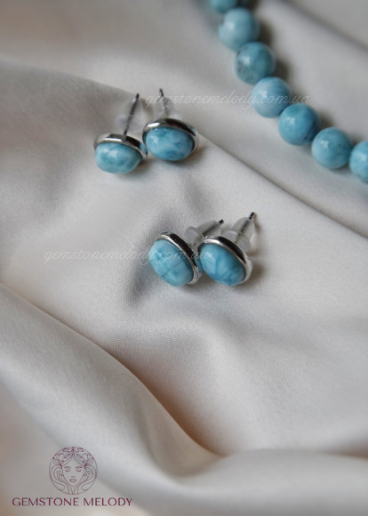 Сережки з ларимаром