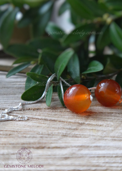 Сережки висячі зі срібла