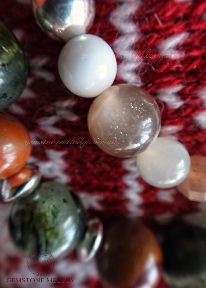 Набор браслетов "Рождественская красавица"